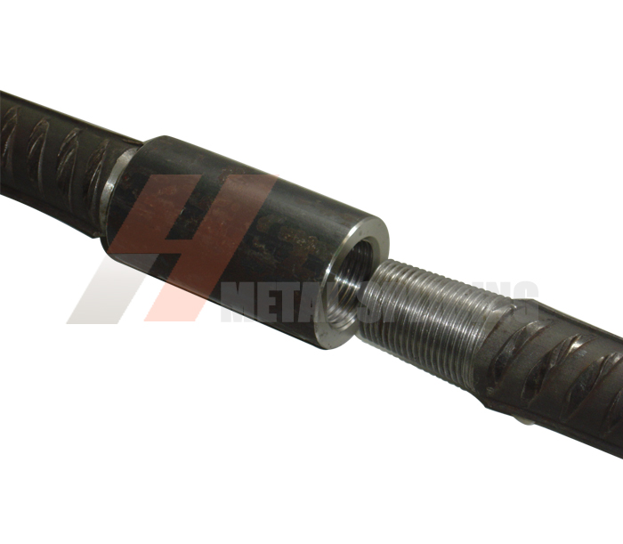 Taper thread rebar coupler